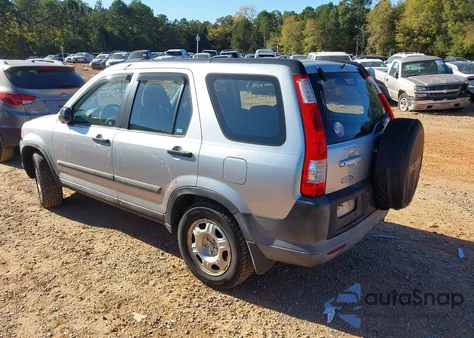 2006 Honda Cr-V Lx из США, поврежденный, VIN SHSRD68506U407107
